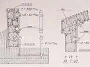 Kombinace litho betonovho zkladu s ochrannou zdkou a prefabrikovanho objektu Luftschutz - Splitterschutzzelle