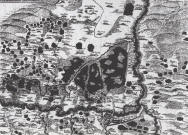 Mapa pardubickho panstv z roku 1688