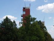 Pozorovatelna na vrchu jižní věže Strahovského stadionu