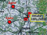 Dislokace útvarů 185.plrb Kralovice