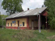 Vpravn budova v Hořiněvsi - 2,558 km trati