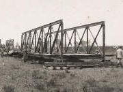 Konstrukce R.W. mostu pi cvinm sestaven na soui